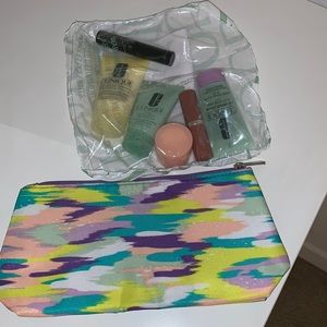 Clinique gift set with bag